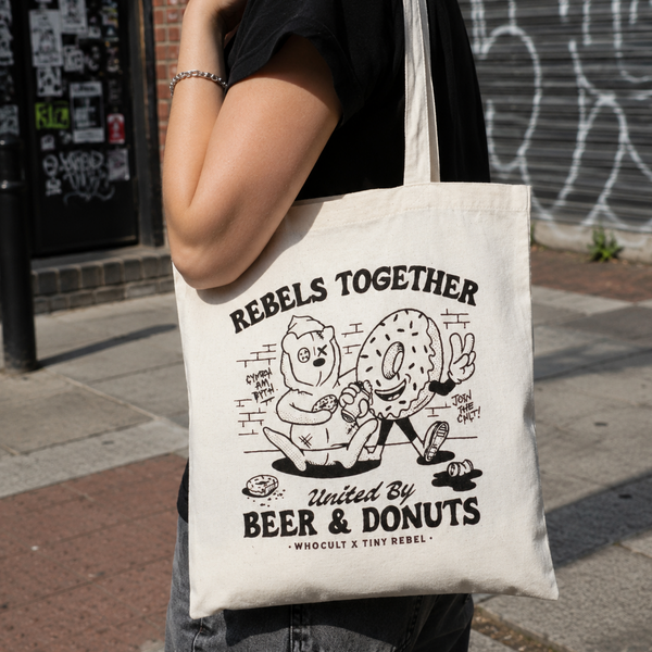 WHOCULT x TINY REBEL TOTE BAG