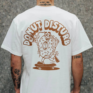 DONUT DISTURB T-SHIRT - WHITE