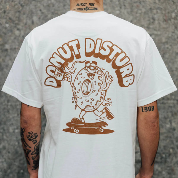 DONUT DISTURB T-SHIRT - WHITE